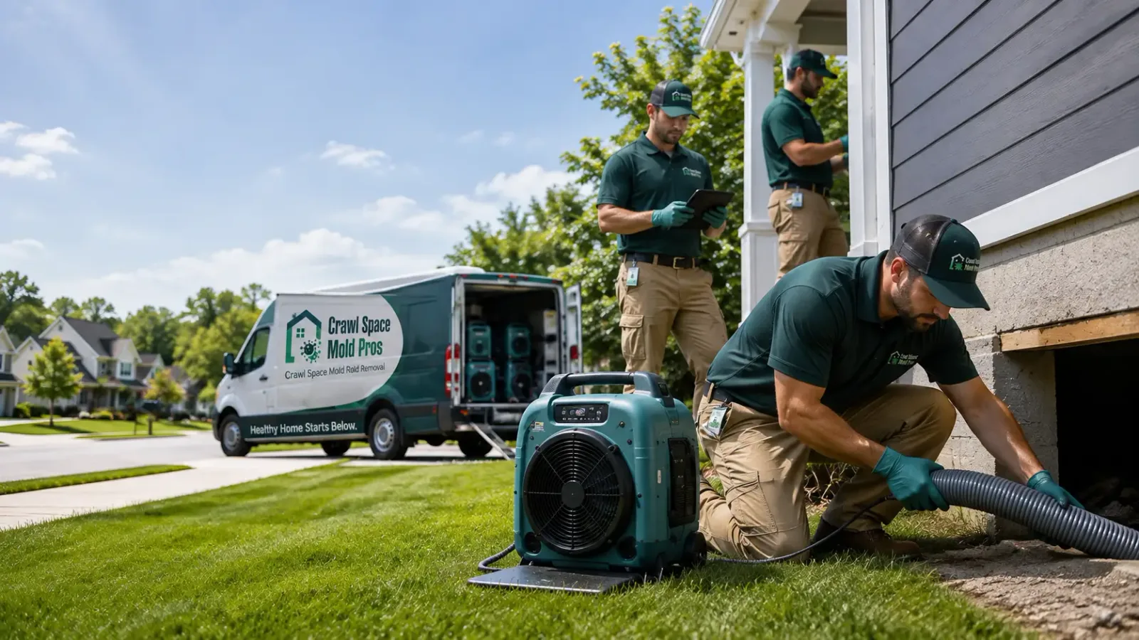 Crawl Space Mold Removal in Philip, SD
